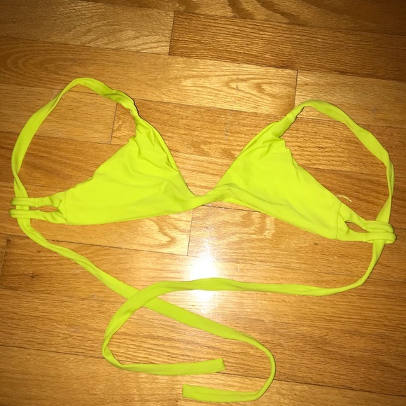 Neon green bikini top - Picture 1 of 2